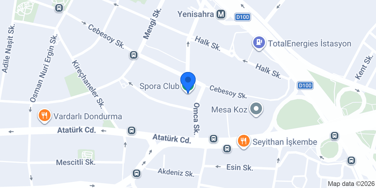 Spora Cafe konumu