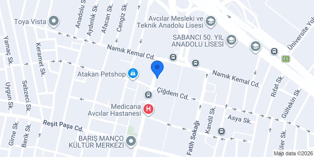 Kurtuluş Hukuk Bürosu konumu