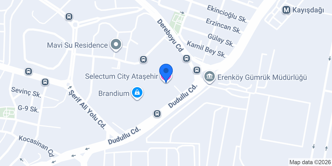 Selectum City Ataşehir konumu