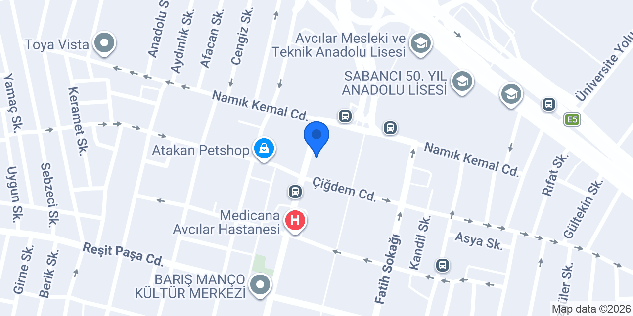 AVCILAR TURİZM konumu