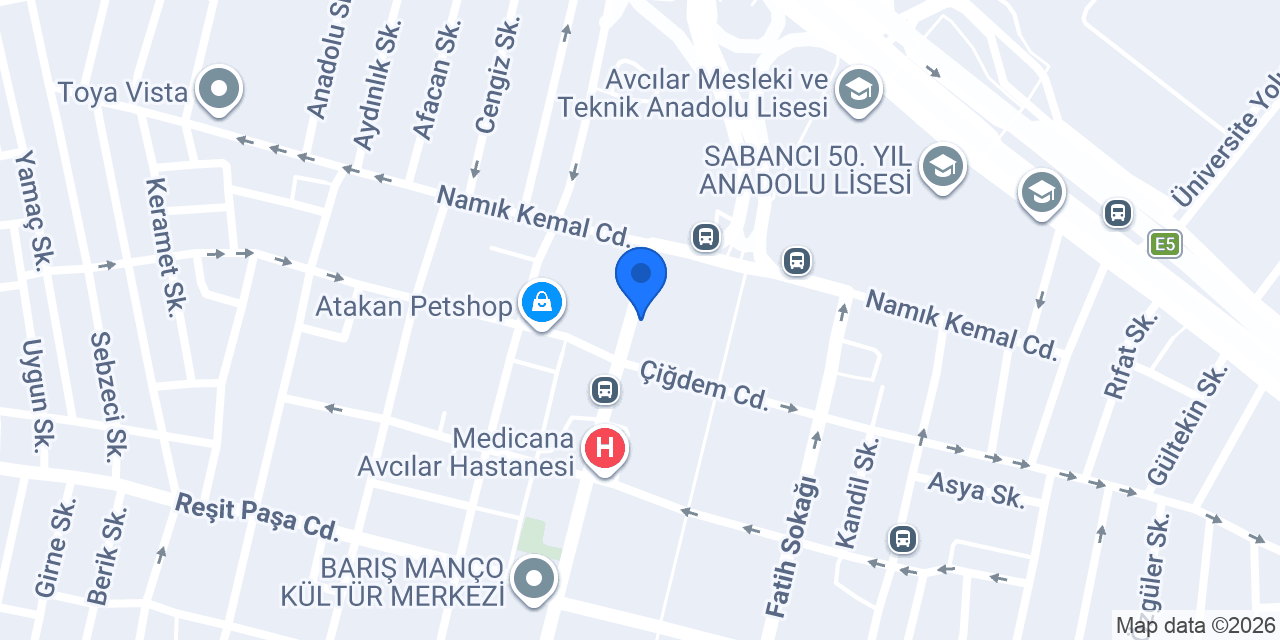 Avcılar Nur Medresesi konumu