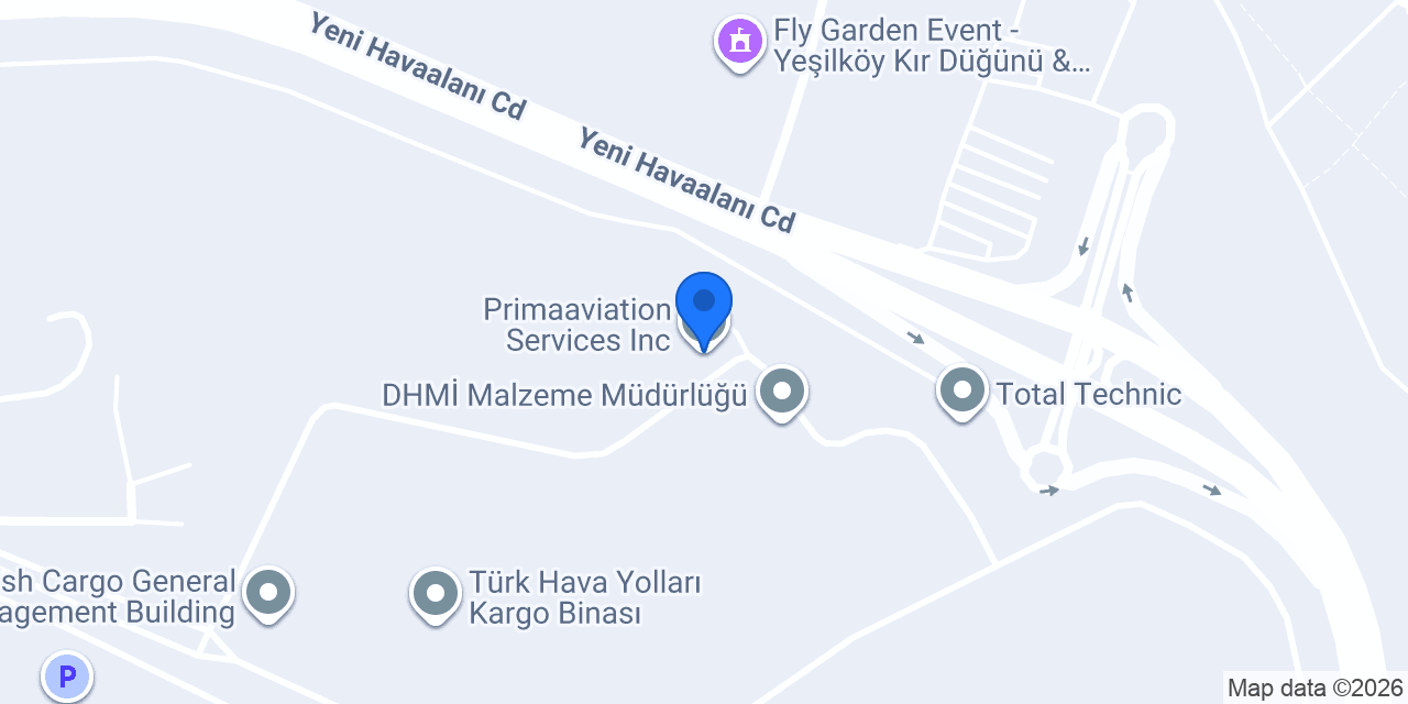 Primaaviation Services Inc. konumu
