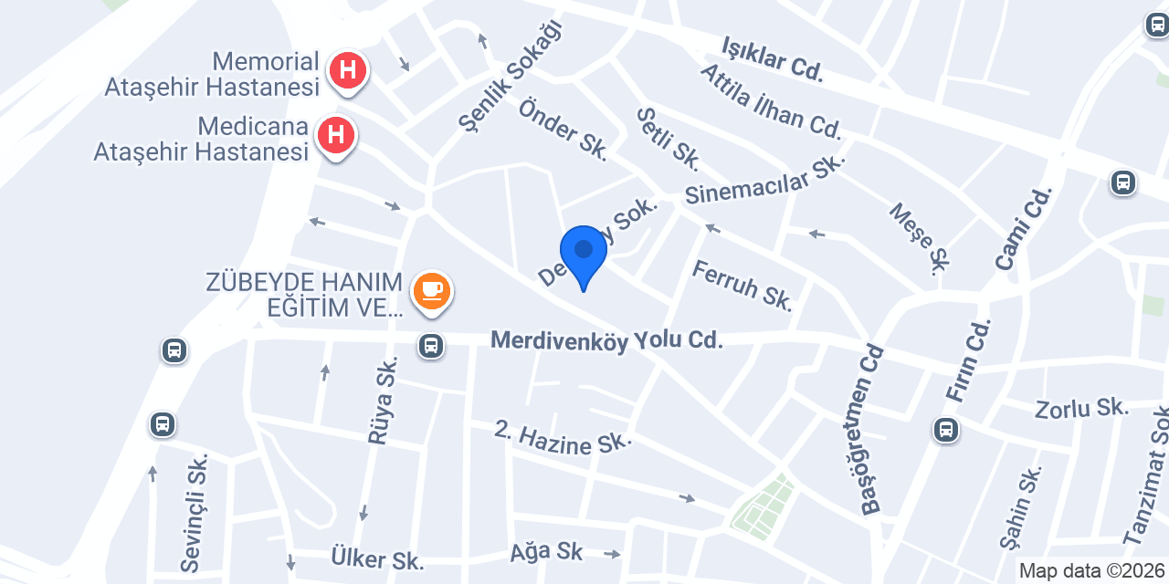 Mavi Defne konumu