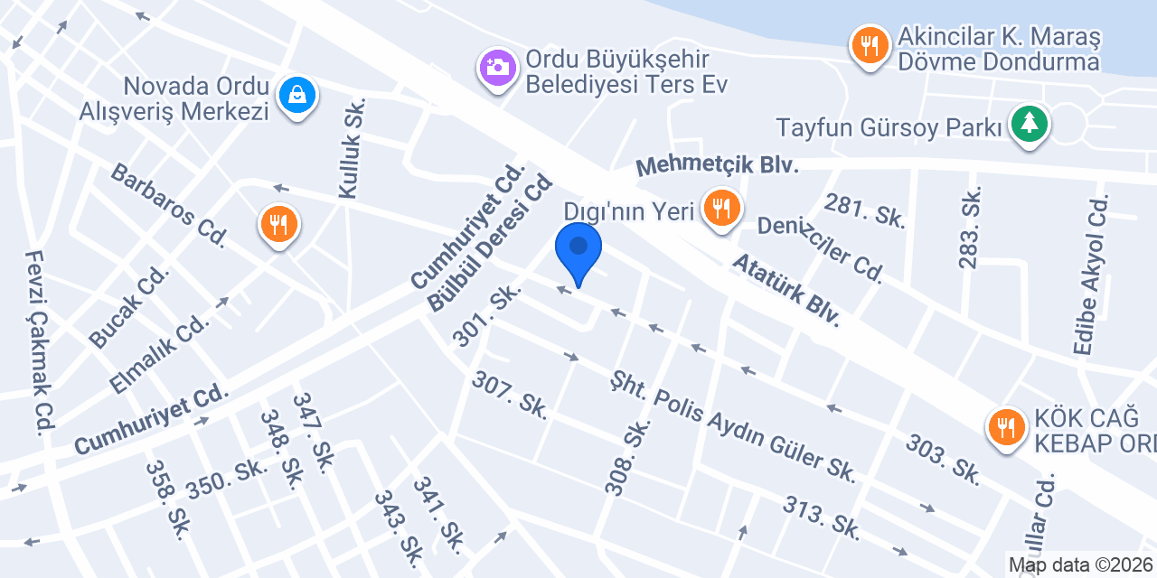 MUTLU VETERİNER KLİNİĞİ konumu