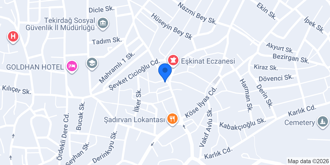Çiftlikönü Aile Sağlığı Merkezi konumu