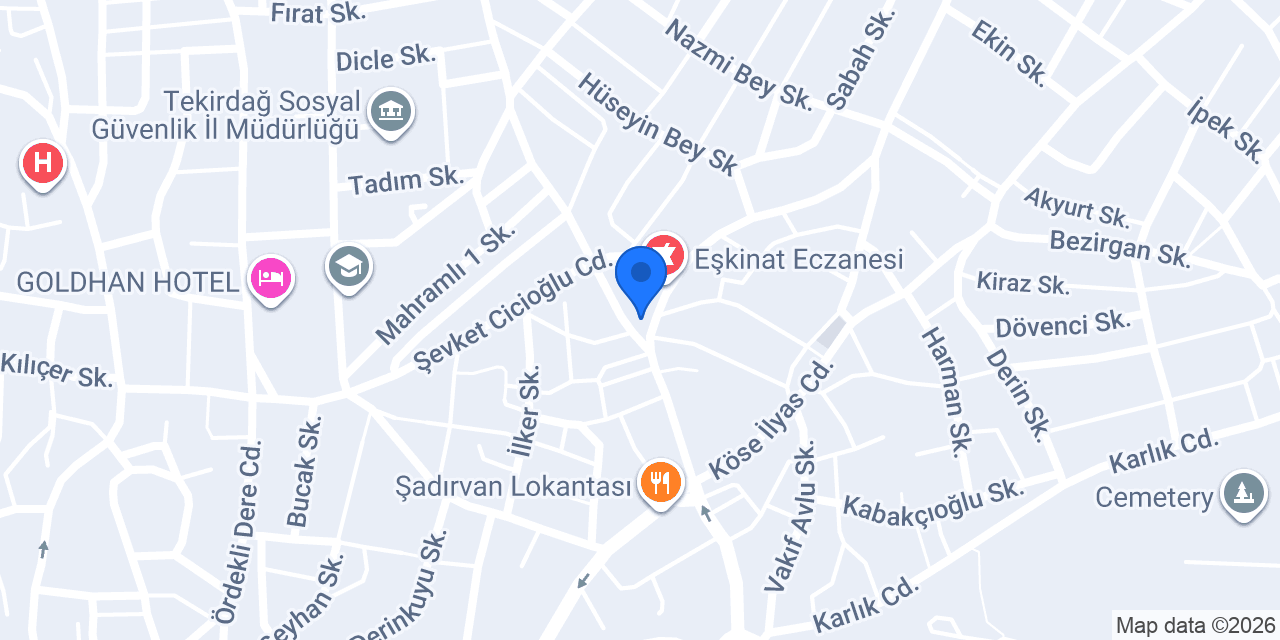 Belgin Eczanesi konumu