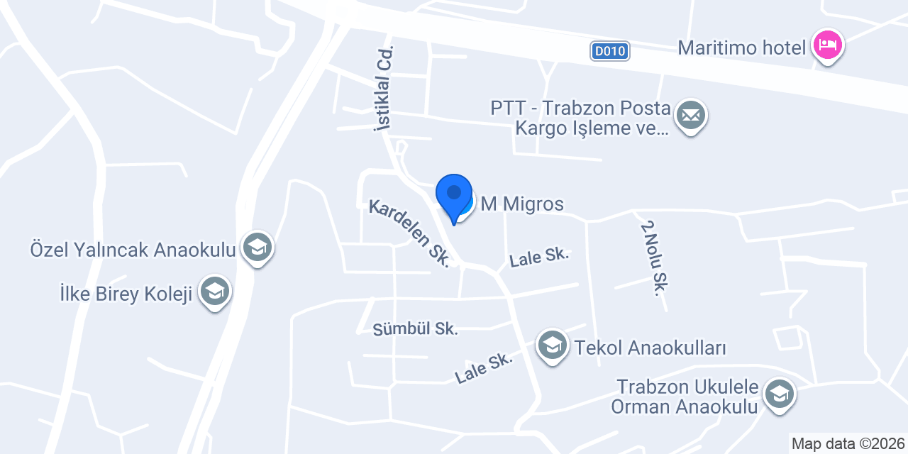 Safari Trabzon Turizm konumu