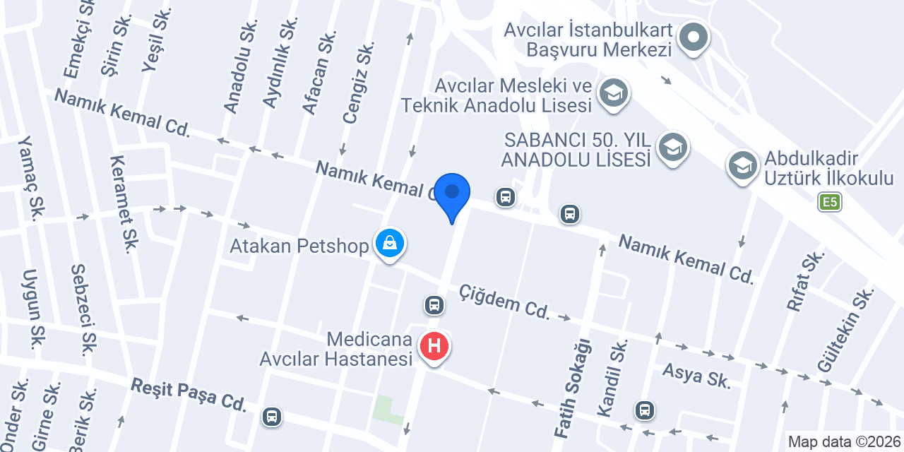 Sılver Tattoo konumu