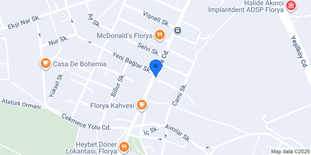 Kayalar Emlak Florya konumu