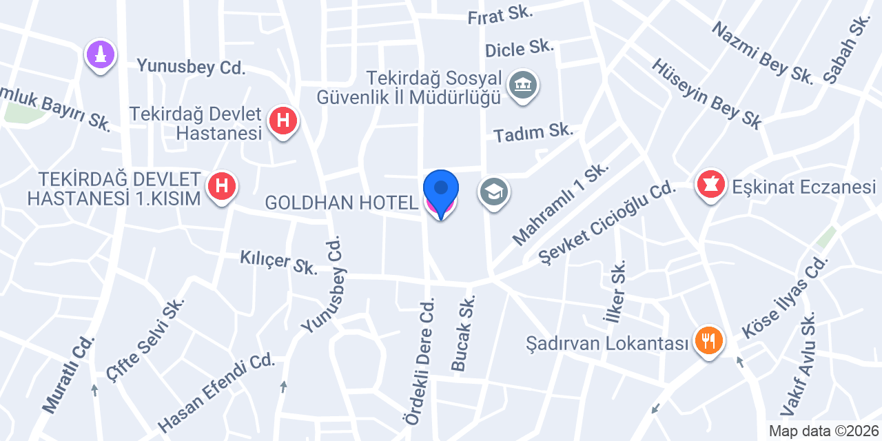 GOLDHAN HOTEL konumu