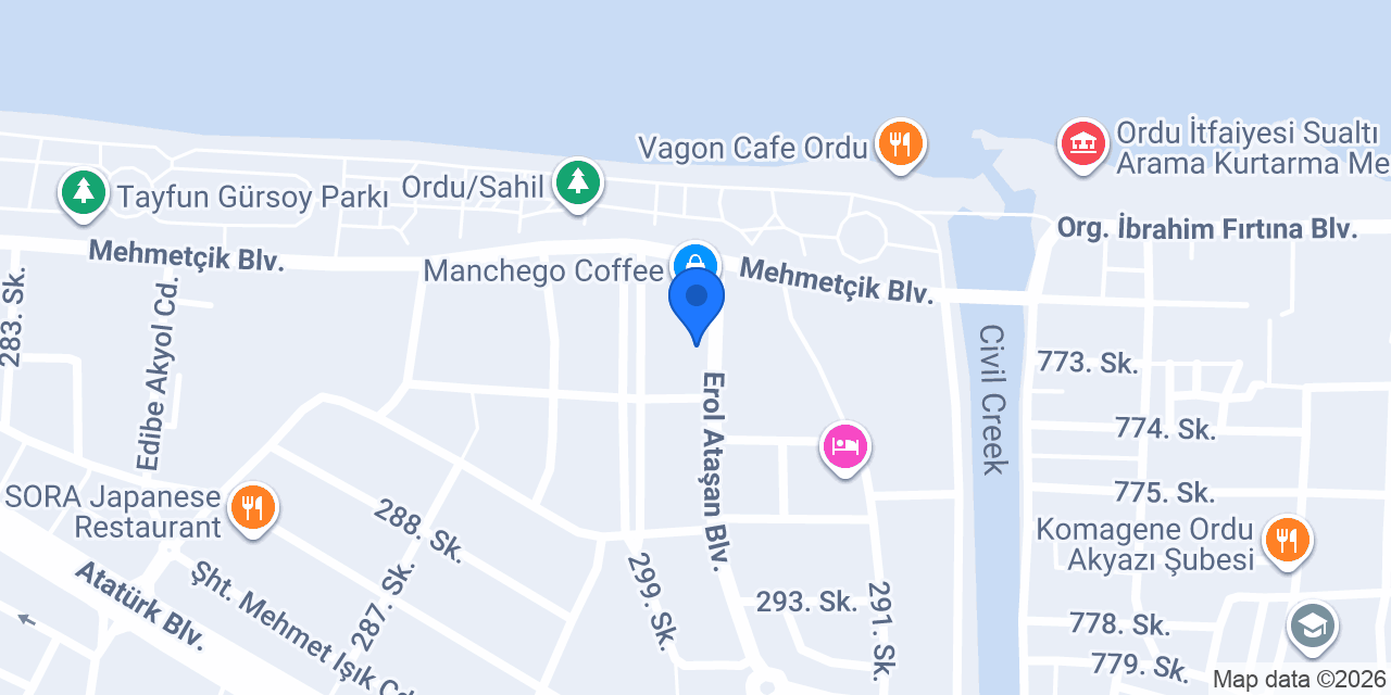SooHouse Coffee Ordu konumu