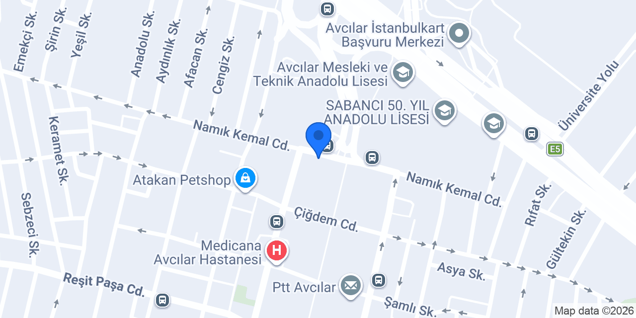 Yurdakul Eczanesi konumu