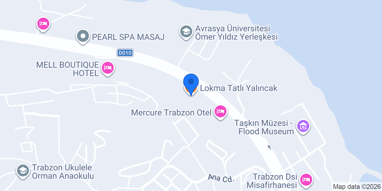 Lokma Tatlı Yalıncak konumu
