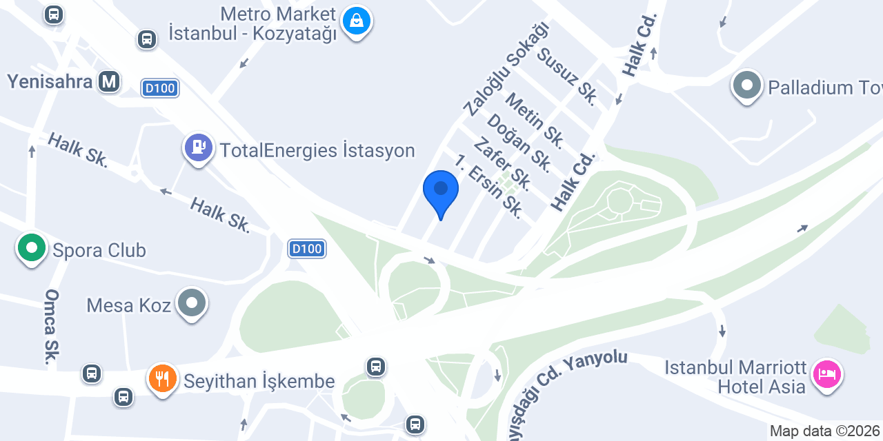 Güngör Servis konumu