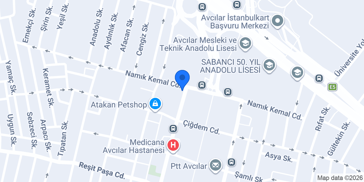 Hatipoğlu Hukuk Bürosu konumu