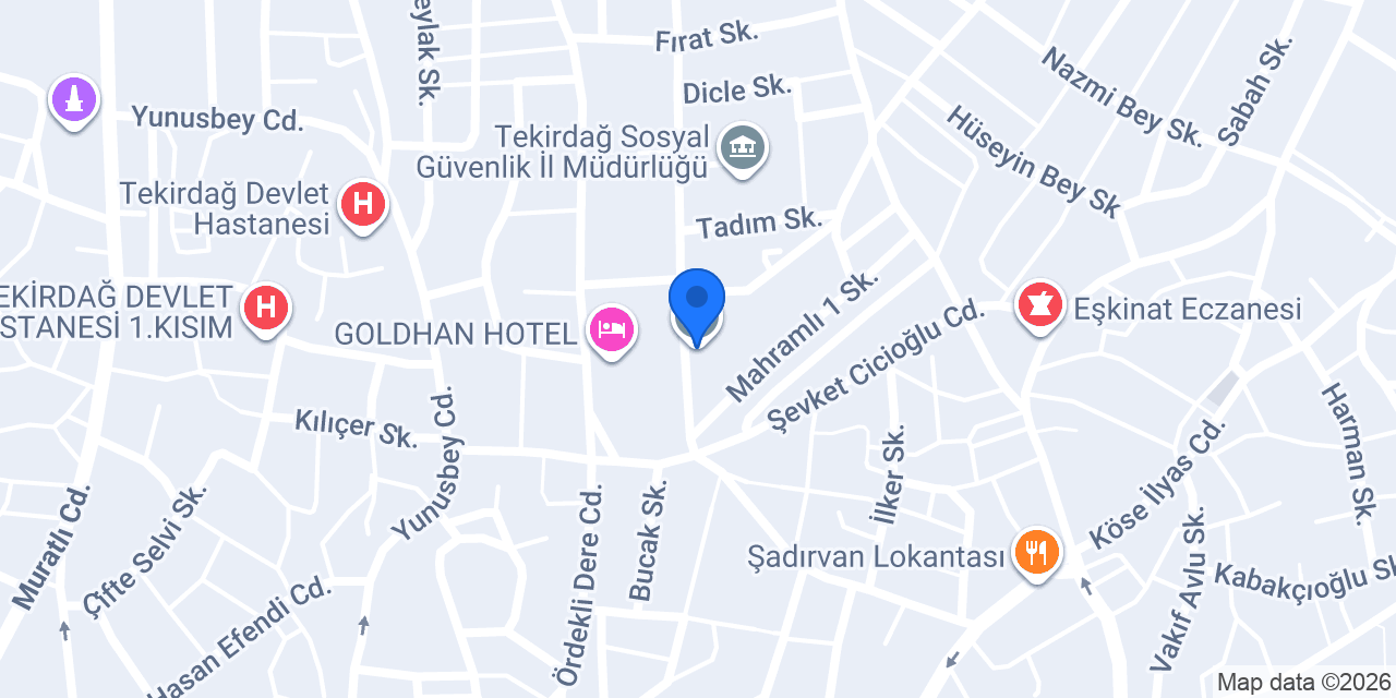Süleymanpaşa Halk Eğitim Merkezi konumu
