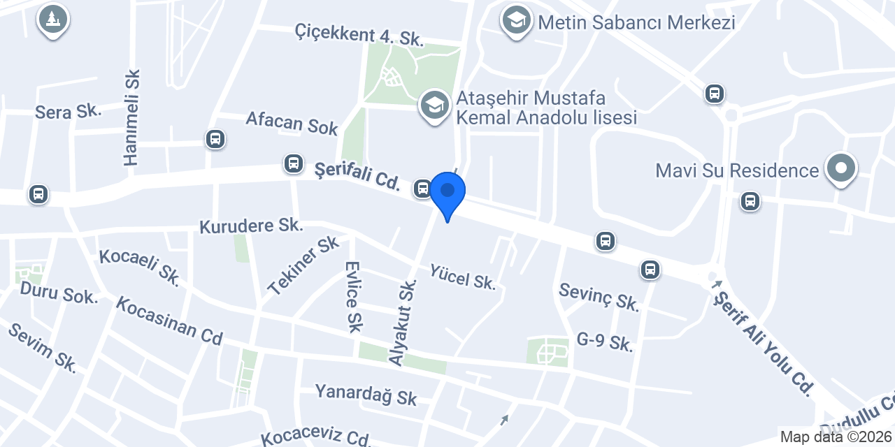 MOSS SPA / Ataşehir konumu