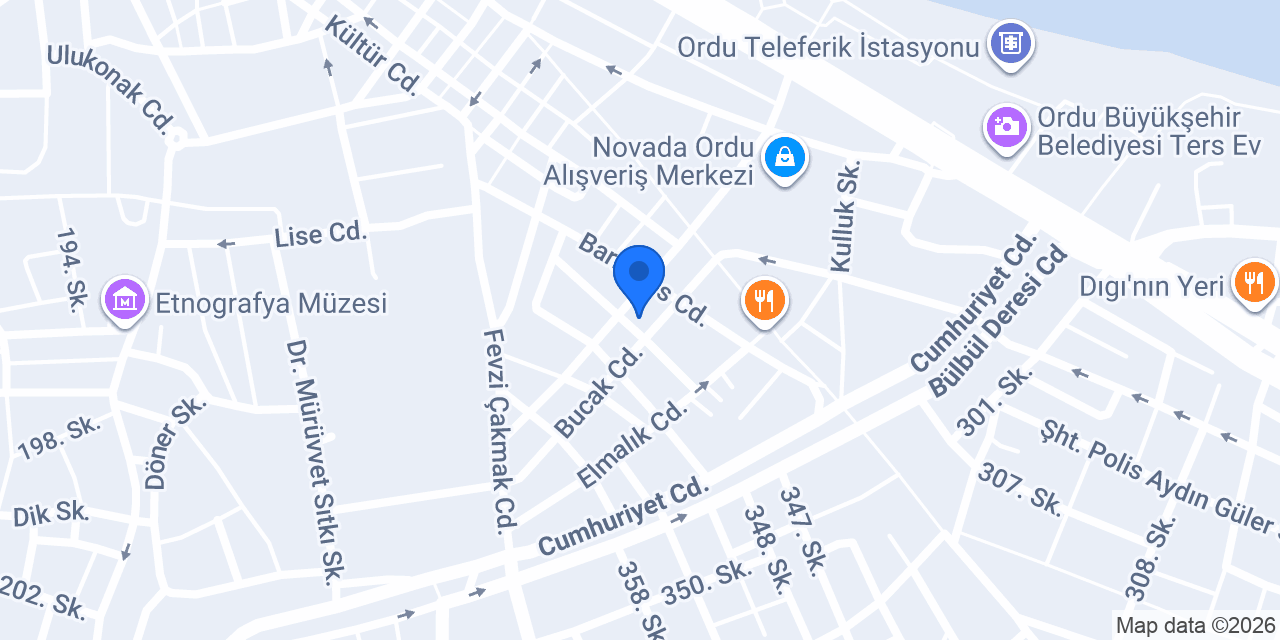 Orduçilingircim konumu