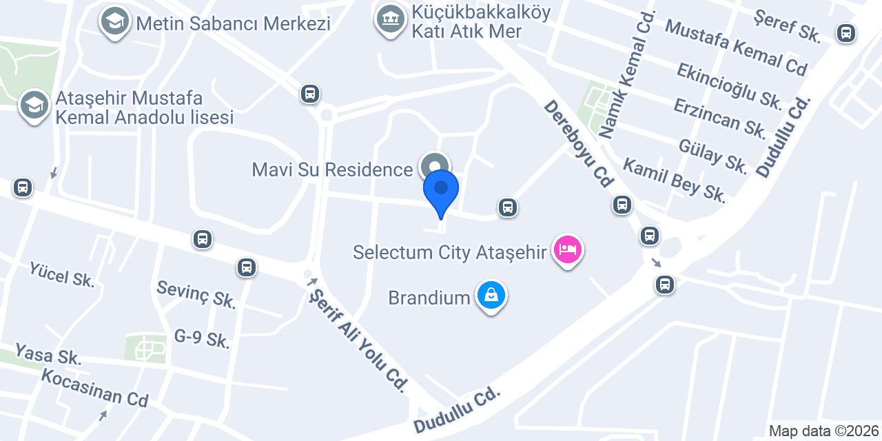 Çağdaş Group Konut Mimarlık A.Ş. konumu