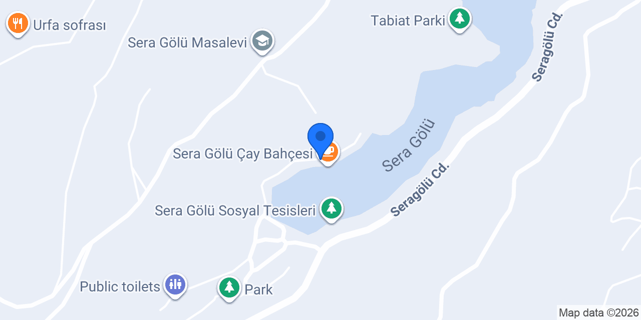 SERA GÖLÜ KAFE konumu