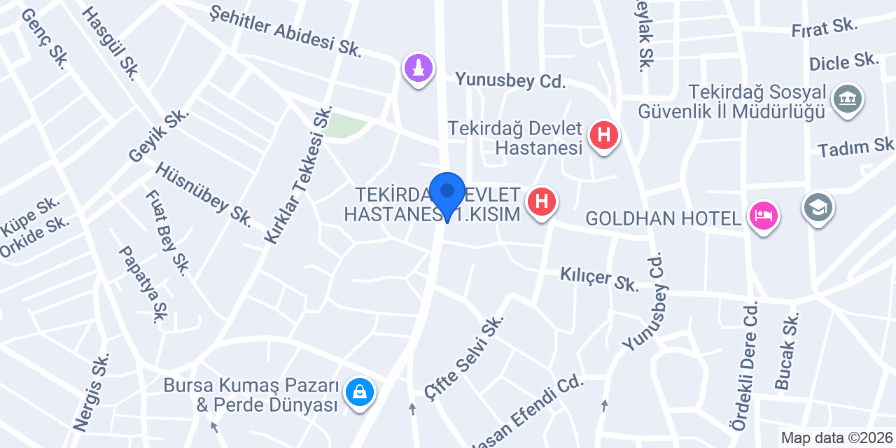 DMR SÜPERMARKETLERİ - MURATLI CADDESİ konumu