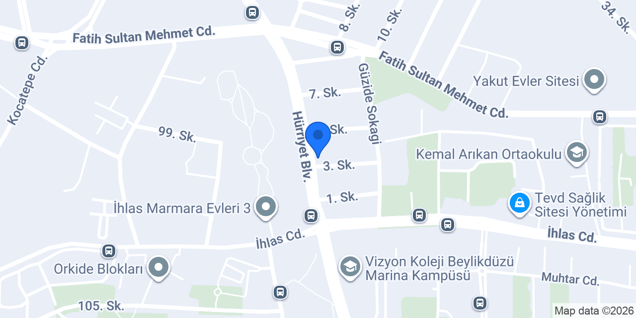 Diş Hekimi Abdullah Sezer konumu