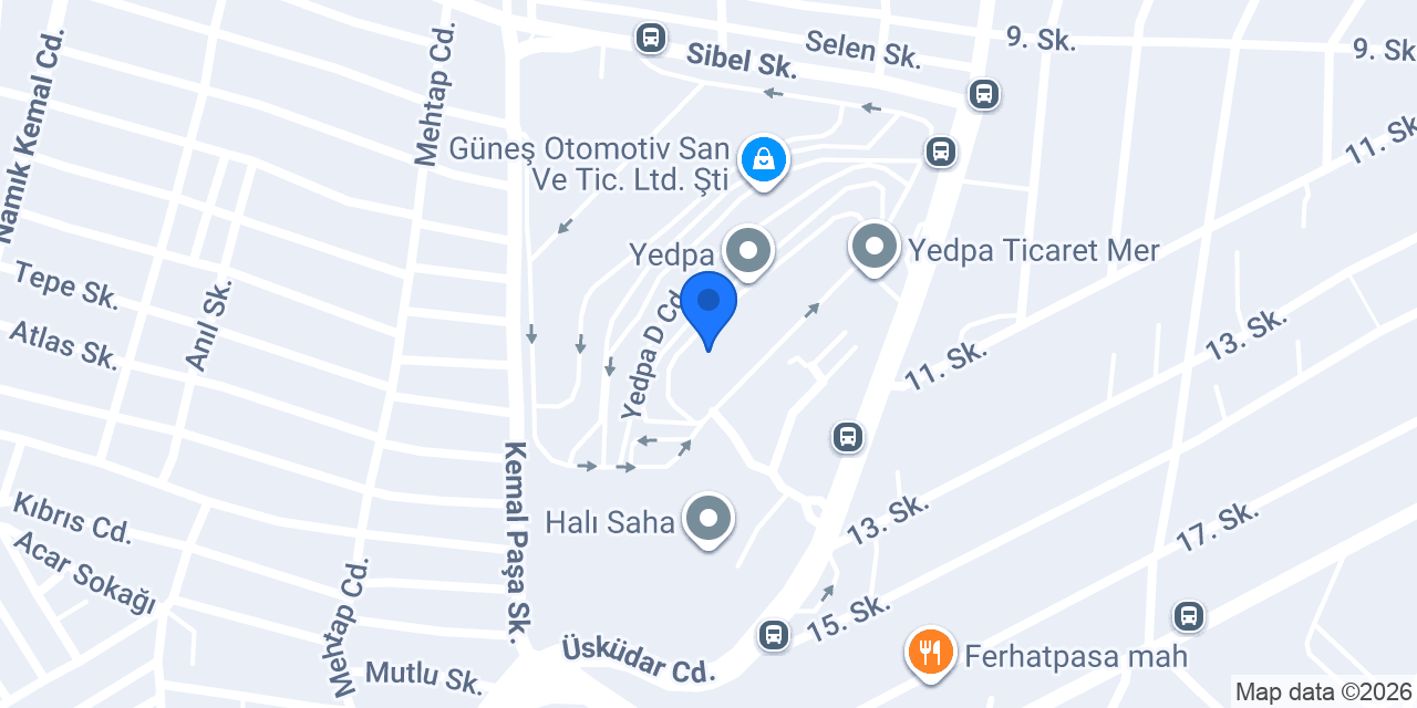 MAKPROTEK MAKİNA SAN TİC LTD ŞTİ konumu