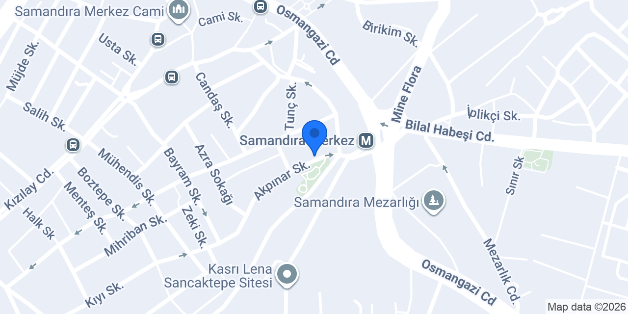 Aras Kargo Samandıra Şubesi konumu