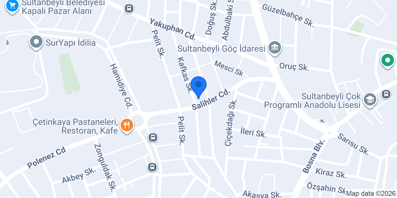 Piramit Sünger konumu