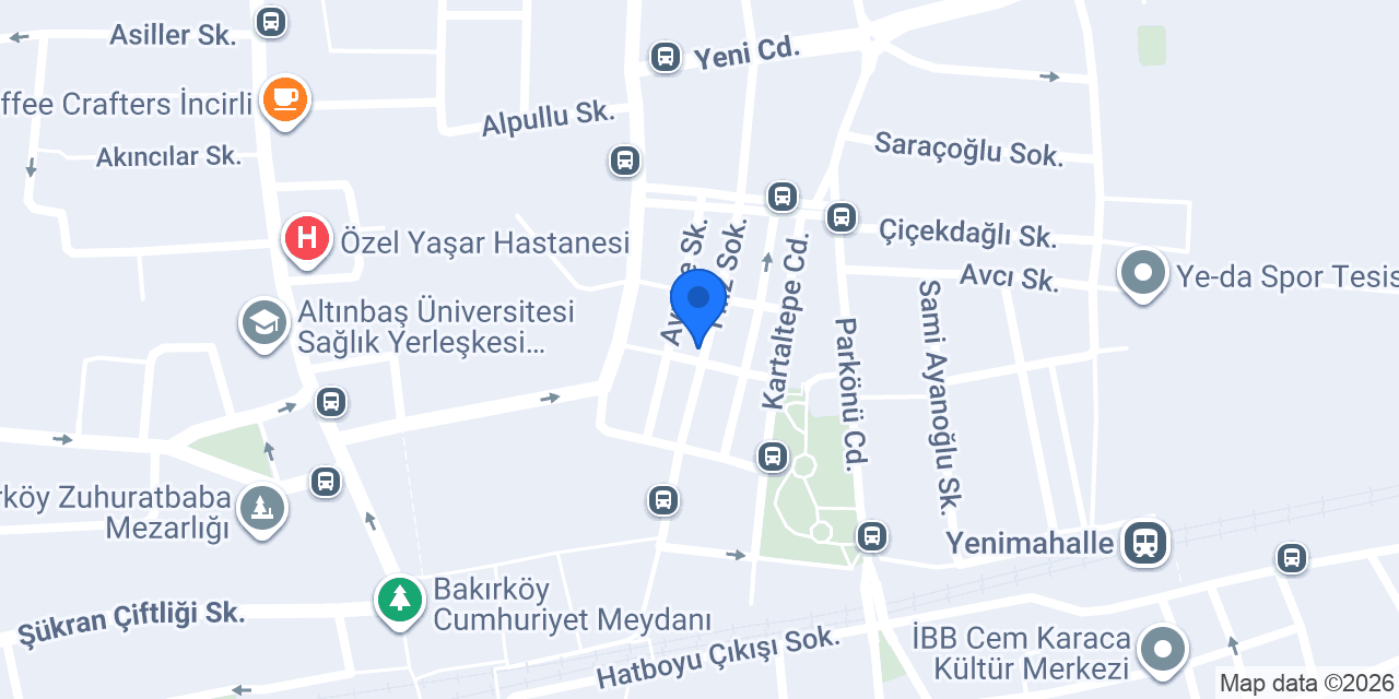 Matmazel Kuaför konumu