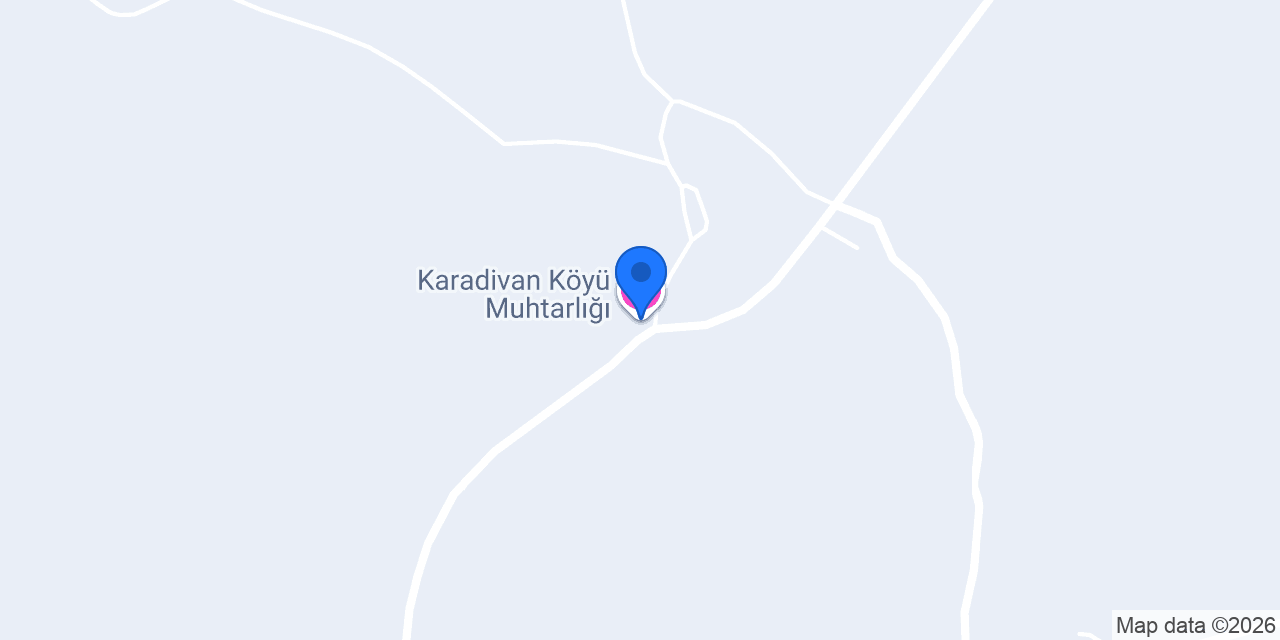 Karadivan Köyü Muhtarlığı konumu