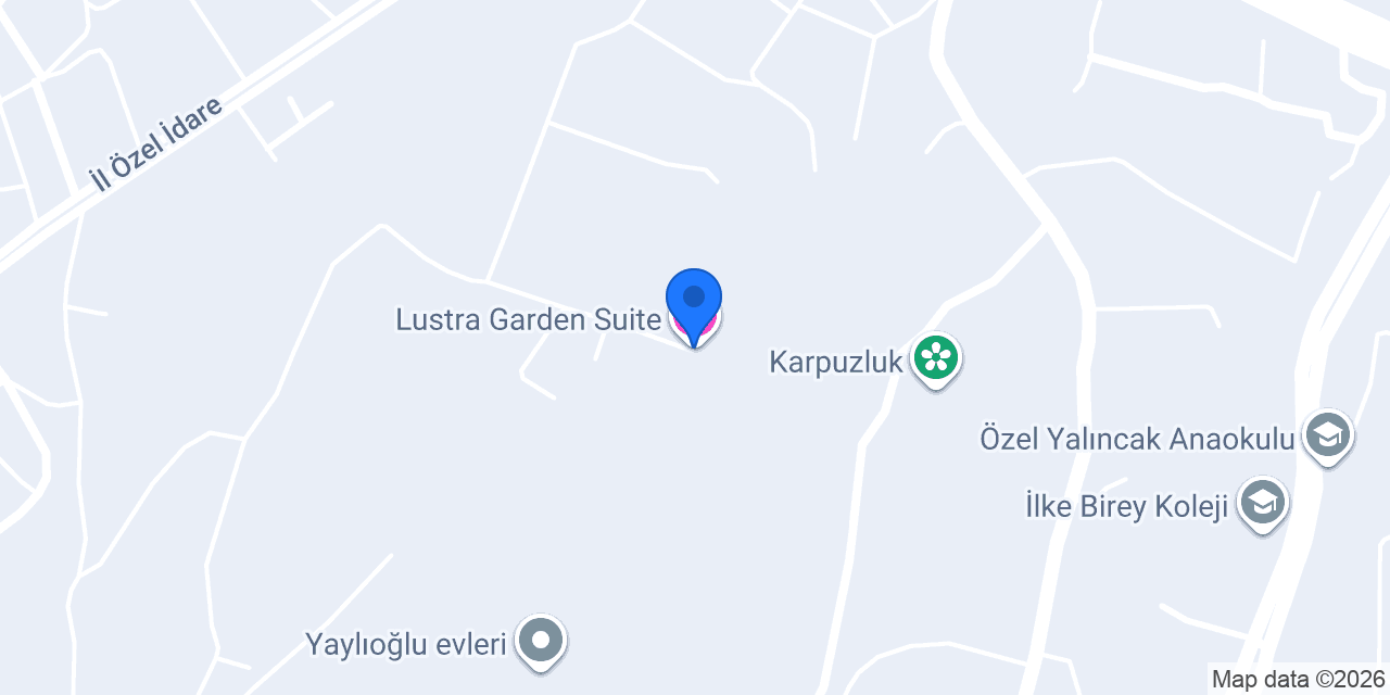 Lustra Garden Suite konumu