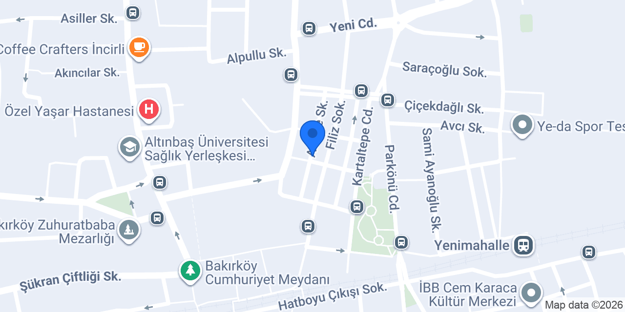 Diş Hekimi Nilgün Başar konumu