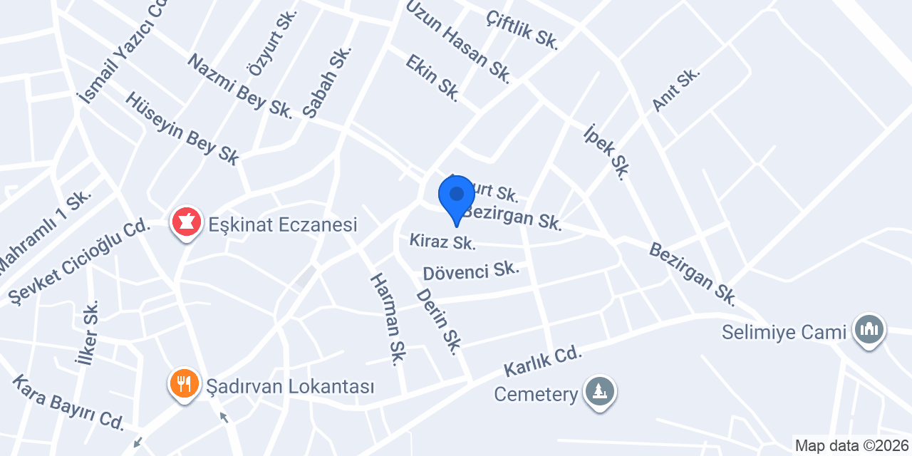 Tekirdağ - Servis iletişim konumu