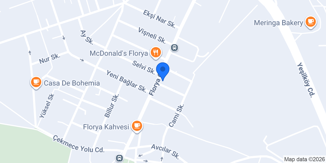 Kuveyt Türk Florya Şubesi konumu