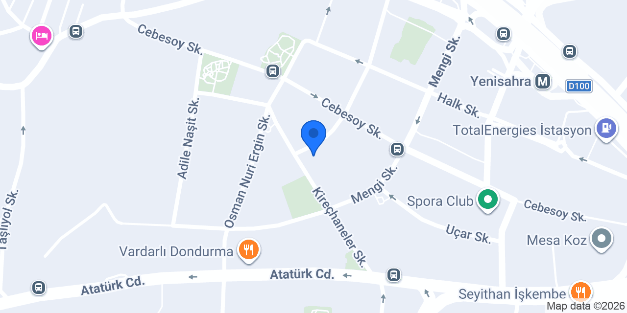 Atölye kuaför konumu