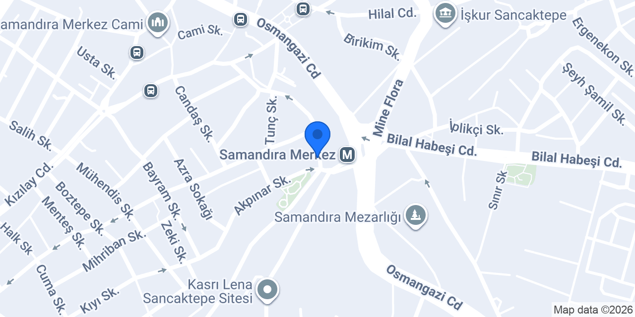 NOVA AKADEMİ SAMANDIRA konumu