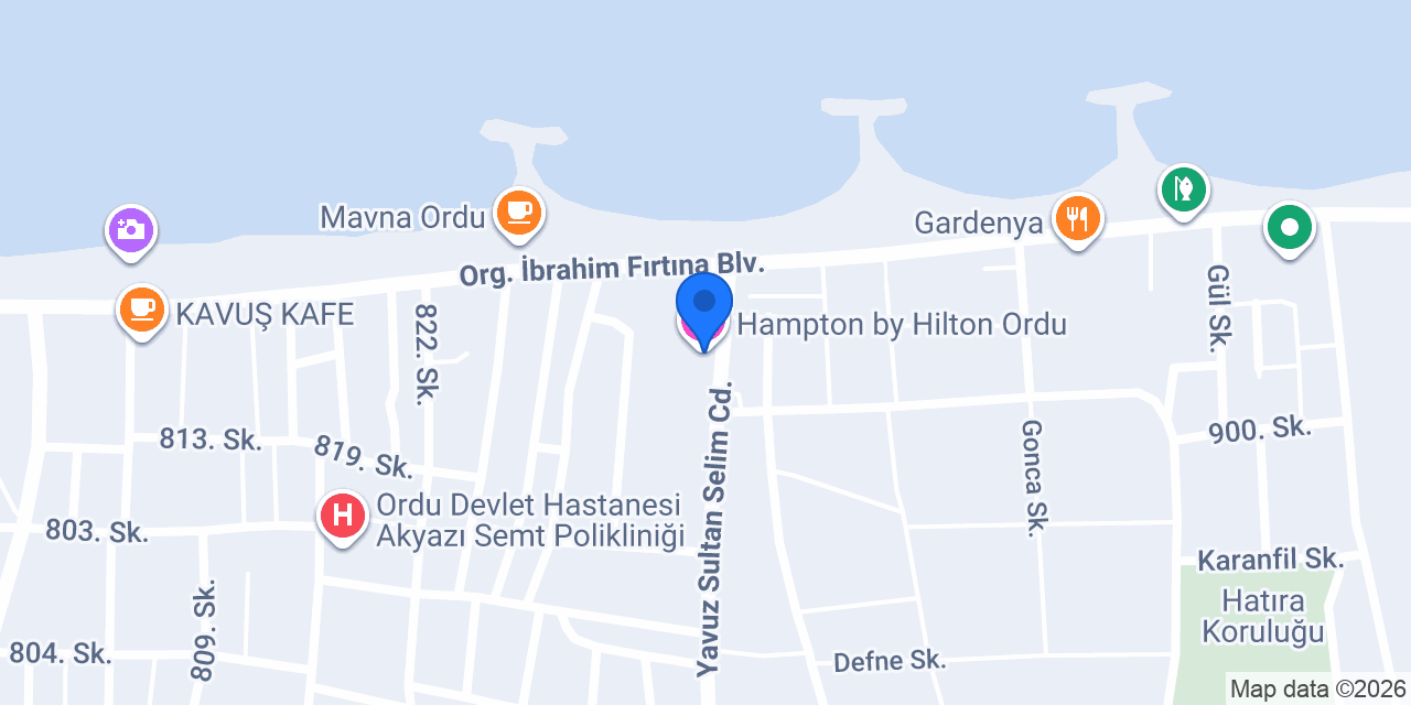 Hampton by Hilton Ordu konumu