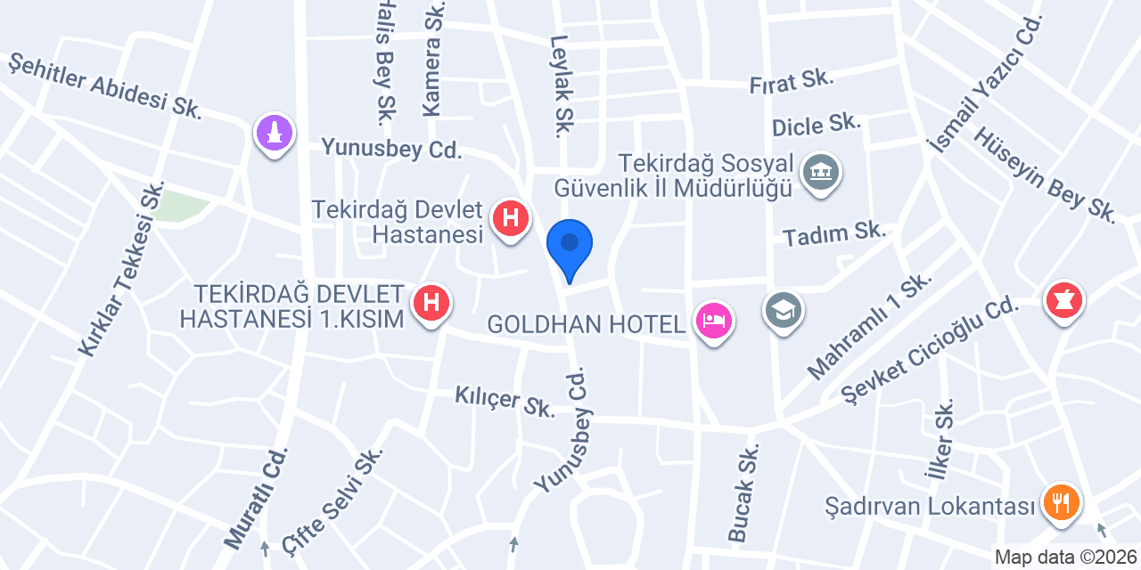 Tekirdağ konumu