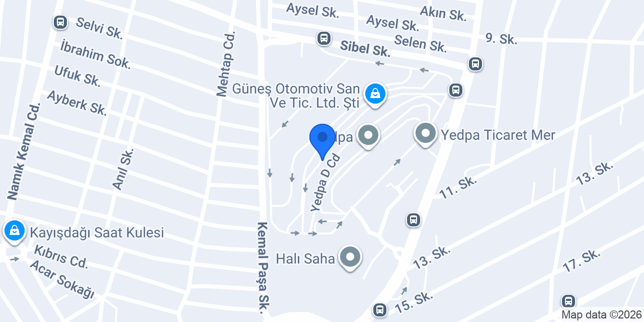 Hds Basınçlı Kaplar San. Tic. Ltd.Şti. konumu