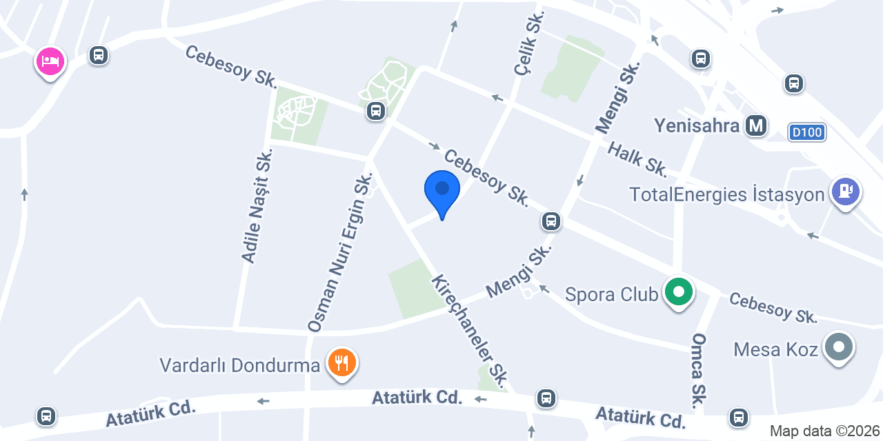 8.Renk Akademi konumu