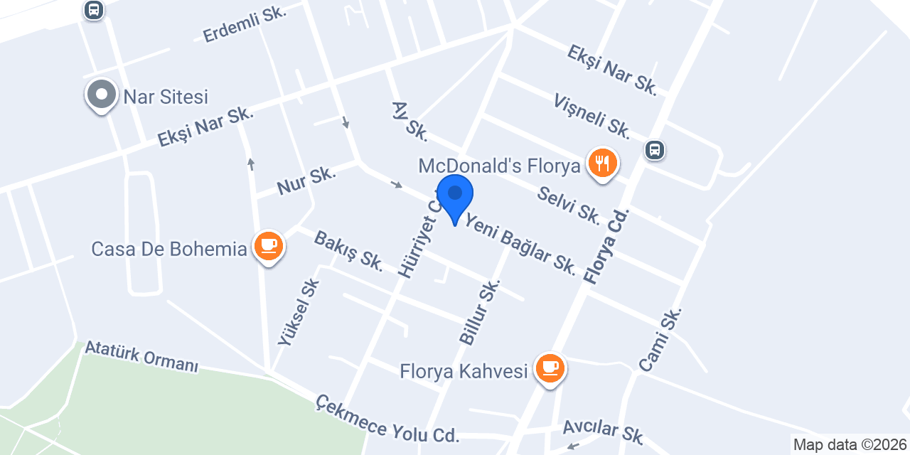 Florya Kuaför Necmi konumu