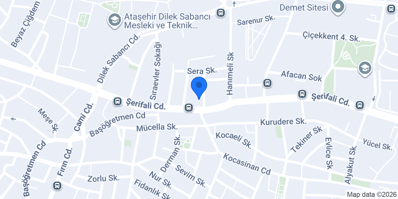Ataşehir Vatan Koleji konumu