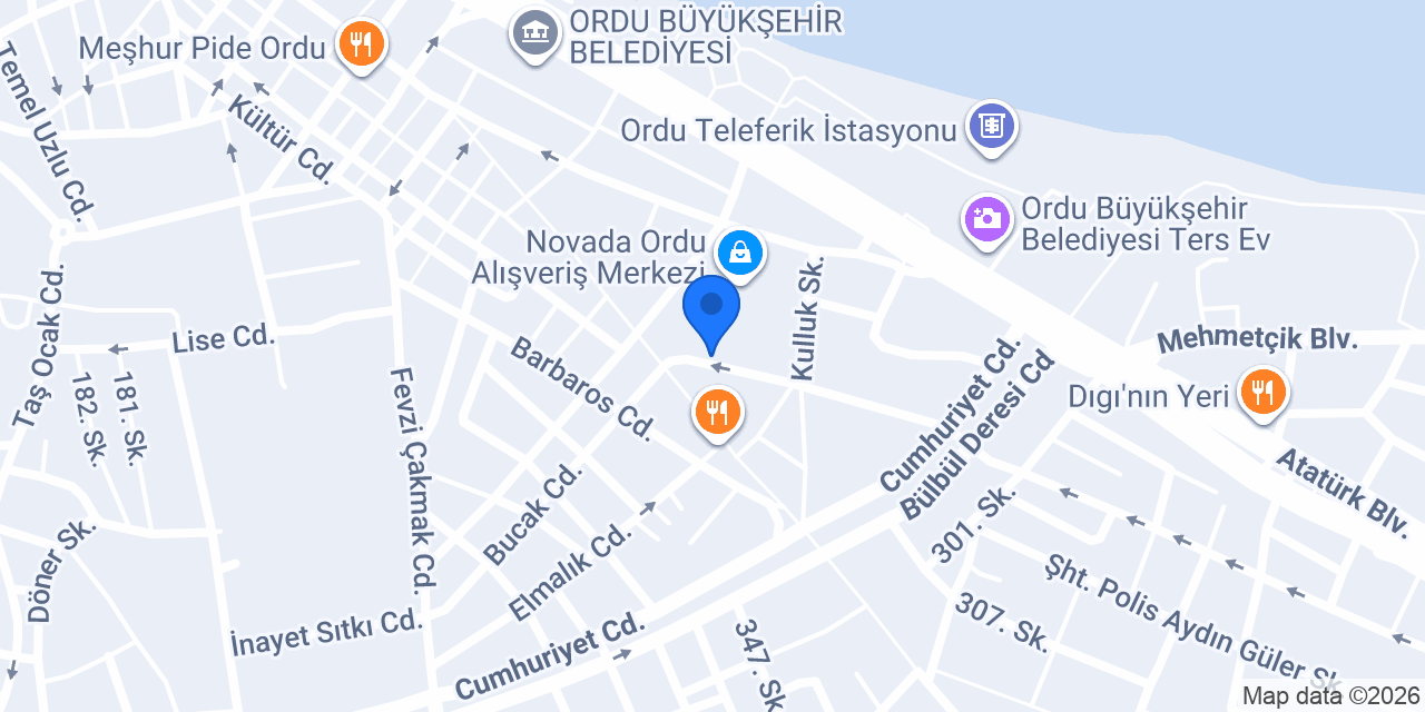 UPT ORDU konumu