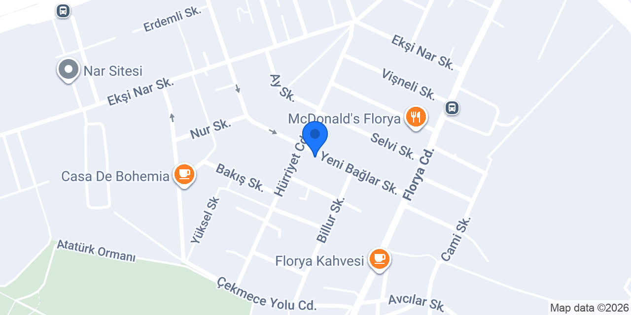 Florya Coffee & Kitchen konumu