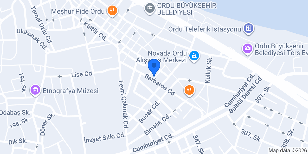 Ordu Dilara Perde konumu
