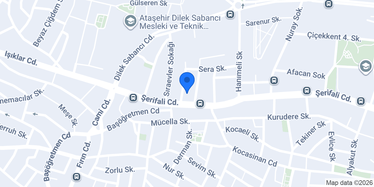 Sistem A Plus Vip Akademi konumu