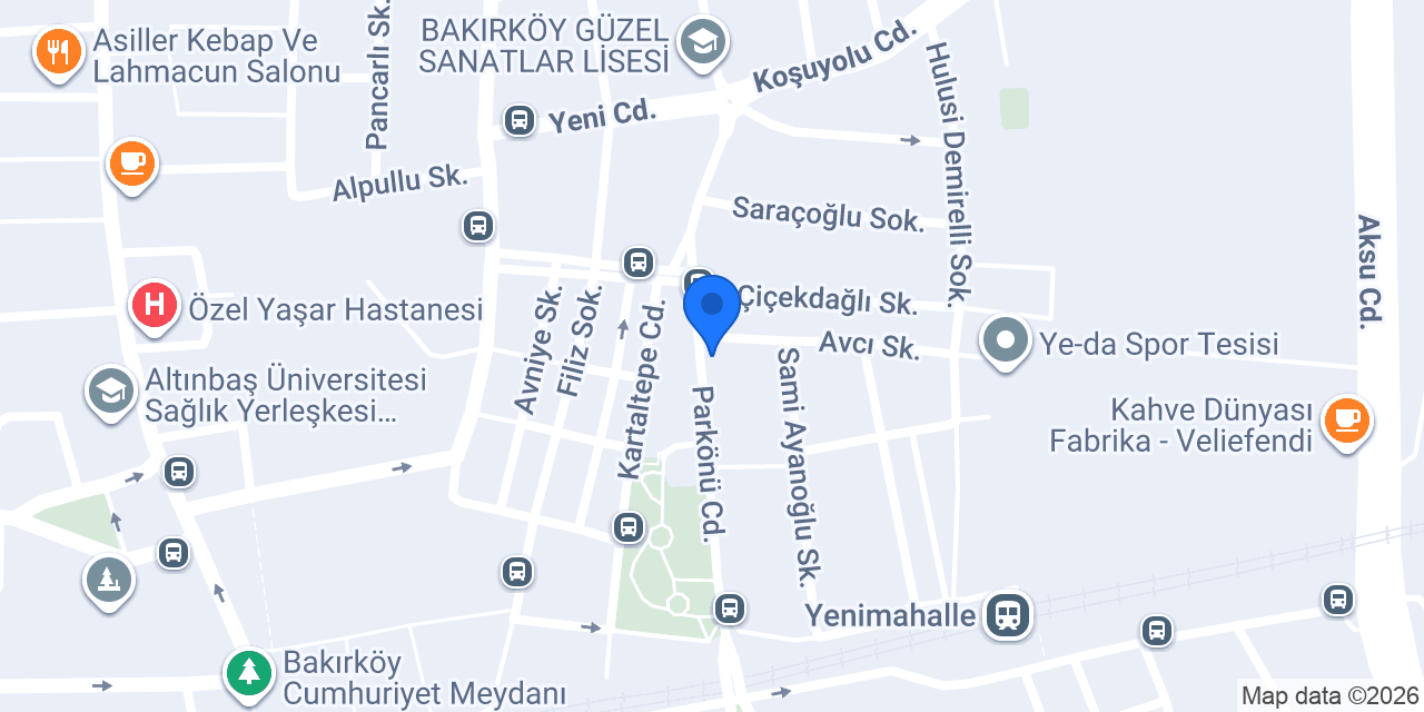 BAKIRTAŞ GARAGE konumu