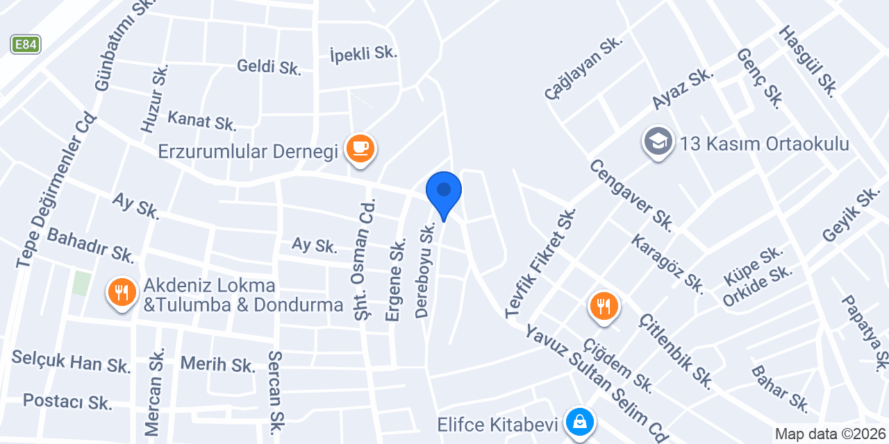 Barin YAPI DEKORASYON konumu