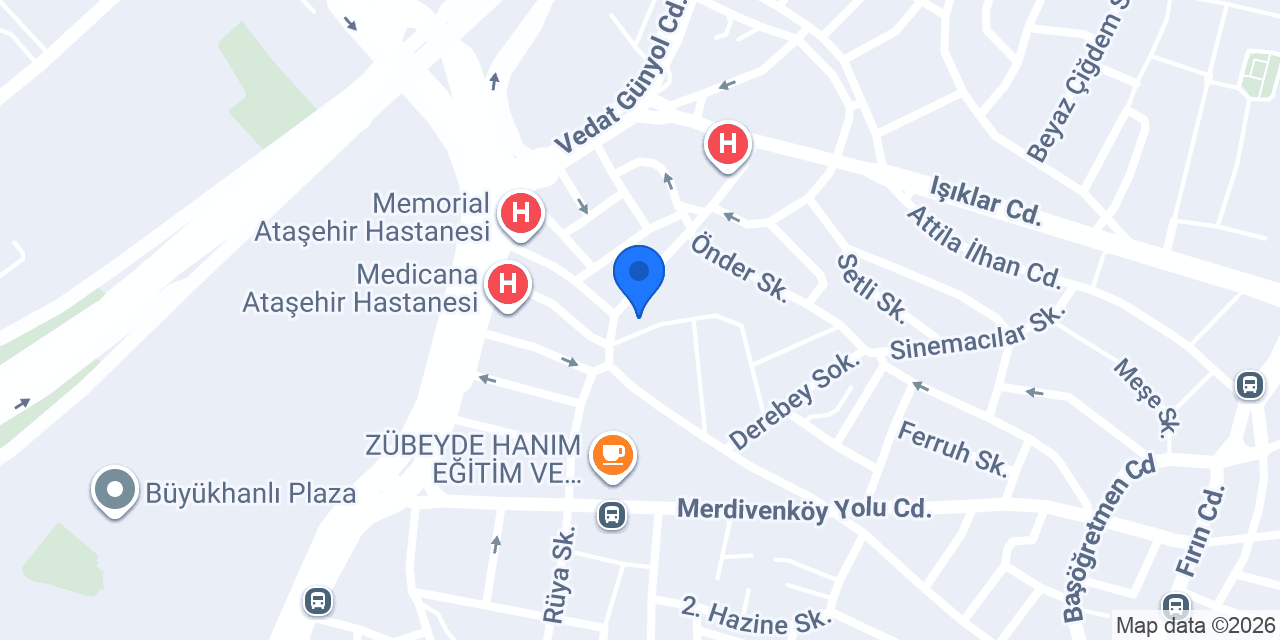Atacity Otel konumu
